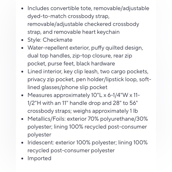 IHKWIP The Checkmate Shoulder Tote - Picture 6 of 6